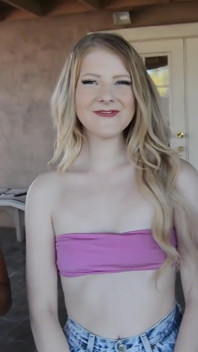 Shey Holmes and two other teens play naked cornhole