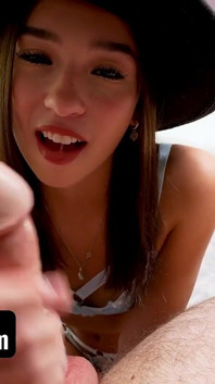 Cute and Tiny Teen Dakota Tyler Sucks on Photographer's Massive Cock to Become Famous