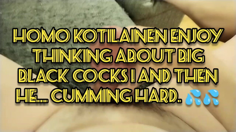 Homo Kotilainen: Homo kotilainen büyük eşcinsel orgazmın tadını çıkarıyor.