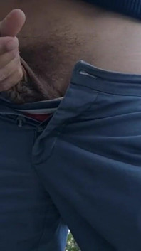 Jerking off Outside as Quick as I Can