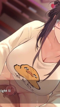 He Rubs My Cock with His Clit on the Bed // Vlover Game #5 All Scenes