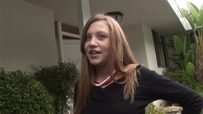 Hand Lotion Studios: Petite blonde teen sucks and fucks a black guy