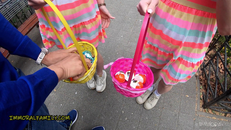 Immoral Family: Easter Egg Hunt Turns Into Taboo Hard Rough Sex for...