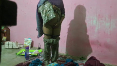 Busty mom: 德西妻子真正的印度德西村楚代视频为她