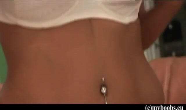 My Boobs: La calda tettona bionda Ines Cudna in lingerie sexy e...