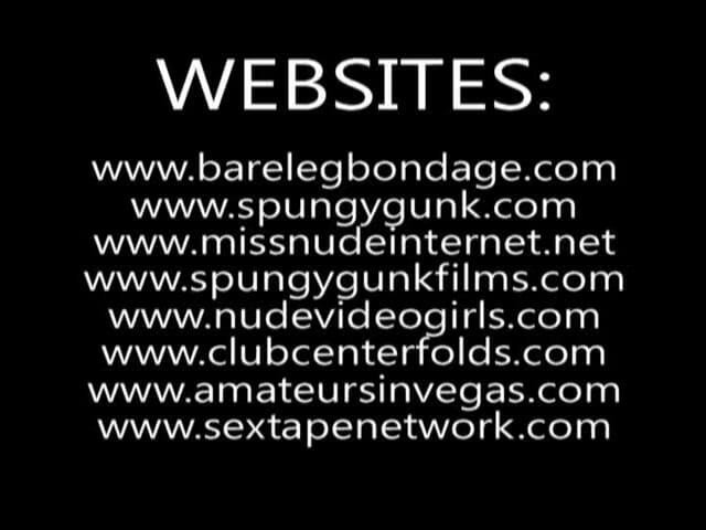 Spungy Gunk Films: Blondin fastbunden med orange rep