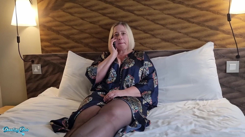 Shooting Star: Vreemdgaande vrouw lunch met zakenman met grote zwarte lul