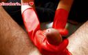 Meline Cherie: Honění s mými červenými domácími rukavicemi