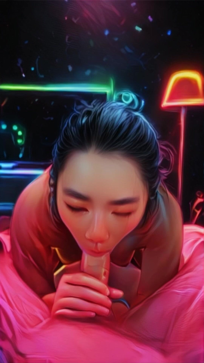 meimeiXXX: BWC를 빨아주는 실제 애니메이션 GF - 오럴 질싸로 펠라하는 POV 오럴