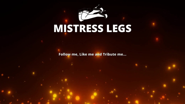 Mistress Legs: Big and sexy nylon ass riding on the pumpkin