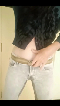 Grey Jeans Are the Best Jeans to Wet