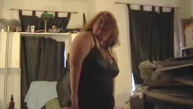 BBW nurse Vicki adventures with friends: Cam show in black part 1 dance and strip