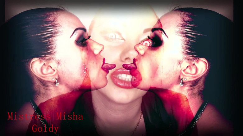 Goddess Misha Goldy: Intensywna demoniczna lipnoza! Zrobisz wszystko, czego chcę dla moich ust!