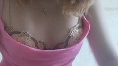 Barbie_princesslike: Gentle homemade striptease and wild masturbation. Close-up