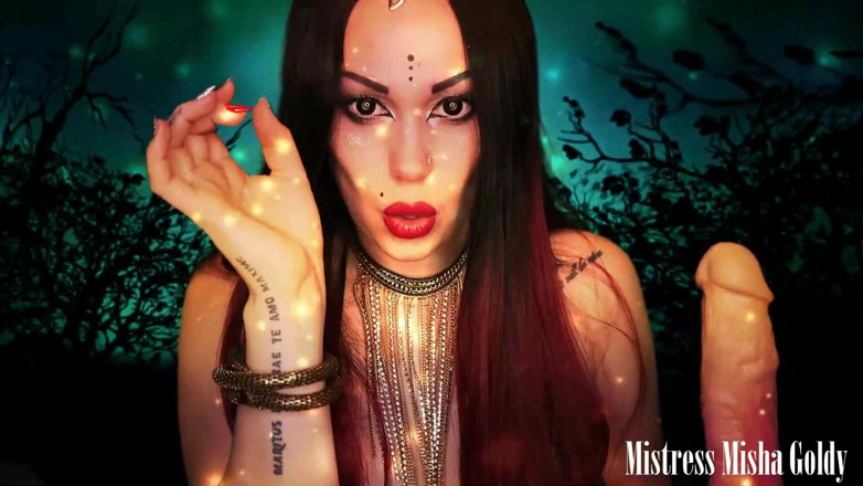 Goddess Misha Goldy: Kongkek fikiran yang memukul! Pancutan mani seperti seorang wanita! Seperti...