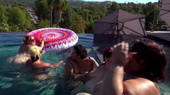 Busty Bexx: Jeff's Models Pool Party Orgia