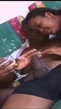 Ebony Babe Takes Throbbing BBC Deep in Sloppy Anal Pound