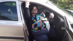 SSBBWLadyBrads: BBW SSBBW se snaží dostat do auta + nepovedené záběry