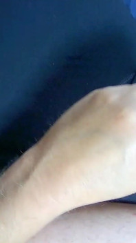 Another View of My Jerking My Smooth Cock
