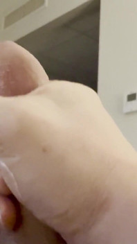 Big White up Close Jerking off