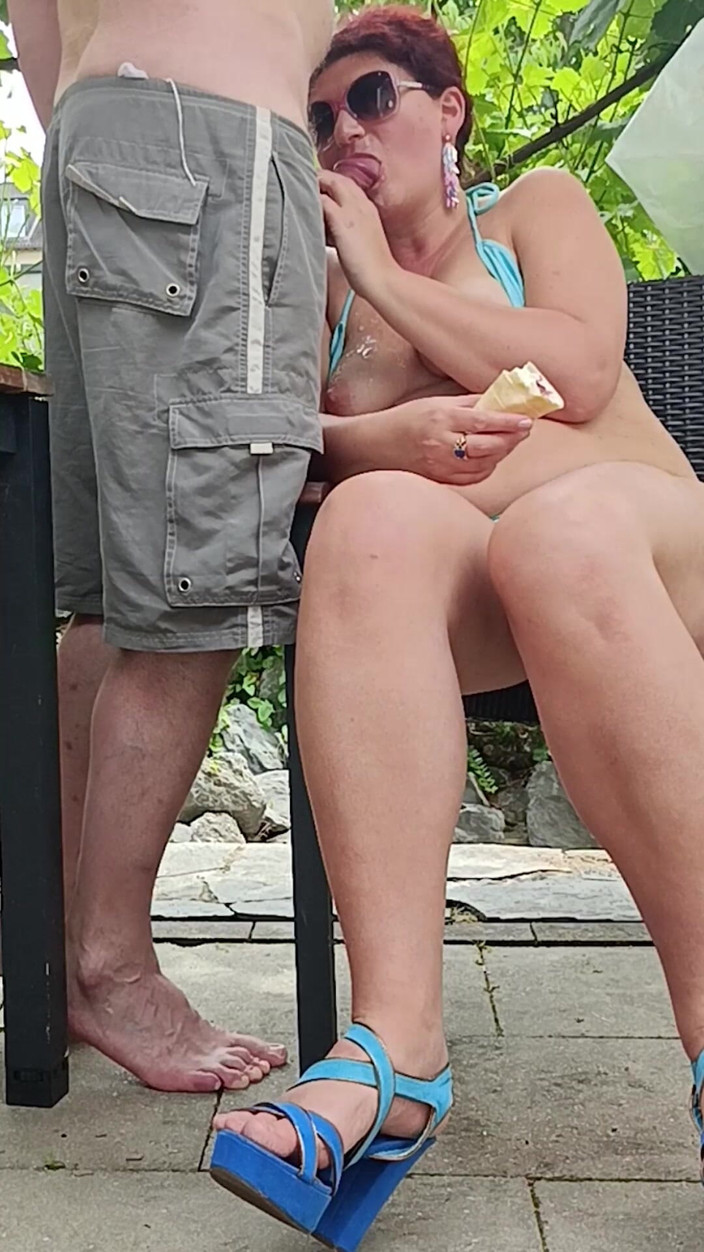 Serge Didier: A Beautiful Azerbaijani Woman in a Bikini Licked Ice Cream...