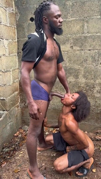 BBC Stepdaddy Fucks Black Twink Outdoors
