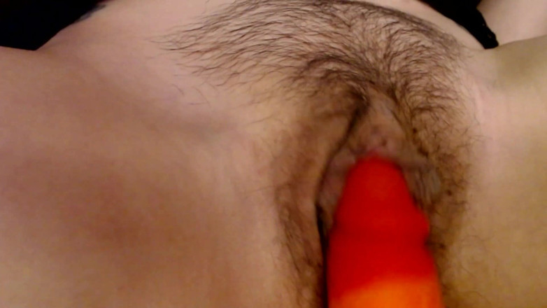 Abby Anna: Big Dildo External Clit Big Pussy Play Orgasm