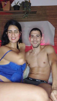 Vanessainha si mostra nella sua lingerie blu - parte 1