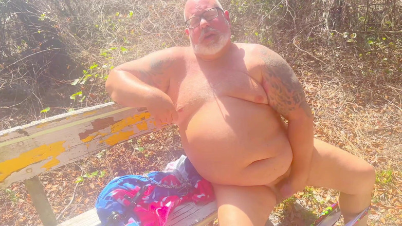 Hand-Free-Daddy-Chub: Padre Gordo Viejo Y Gordo Pero Todavía Cachondo Con Pepino...