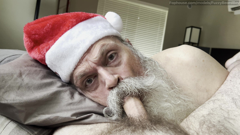 FuzzyBeardBoy: Santa přichází brzy do práce můj severní pól - Santa saje...