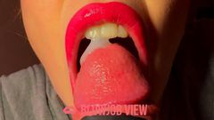 Close up Girlfriend Sucking My Cock with Love Until I Cum Asmr