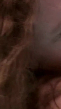 Curly-haired Babe Masturbates with Bottle in Hot Tub