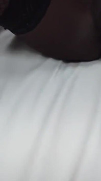 Ebony Naomie with Black Straps Gets Fucked POV by Young Stud