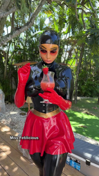 Wearing Full Latex in the Caribbean Heat Can Be Very Hot