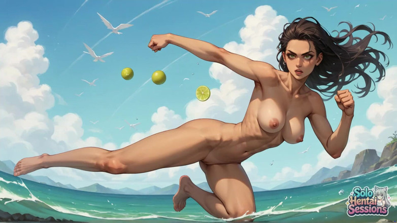 Solo Hentai Sessions: Solo Steampunk Sip Ocean Horizon Goddess