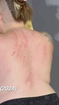 Chicoteando e amarrando uma puta da dor com Nichole