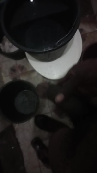 Rubbing My BBC in the Bathroom