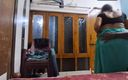 Sexy Sindu: India esposa en sari quitando sexo