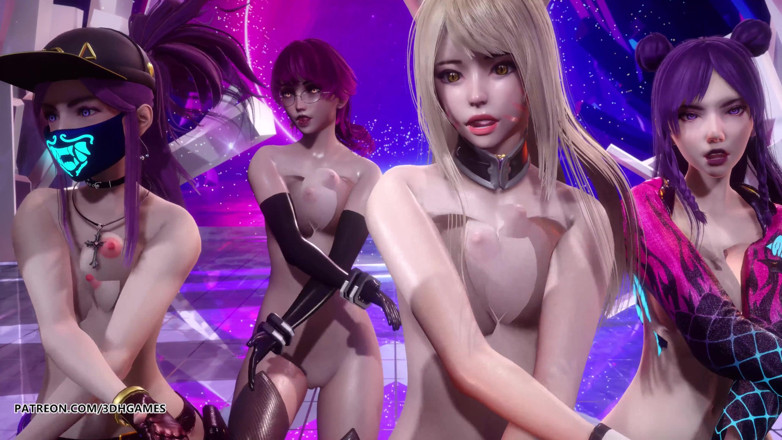 3D-Hentai Games: [MMD] (G)I-DLE - Tomboy hot nude dance Ahri Akali Evelynn Kaisa League...