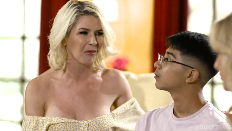 Mommys Boy: Stepmommy's Boy - Lucky Teen Gets to Fuck Bickering Hot Stepmoms...