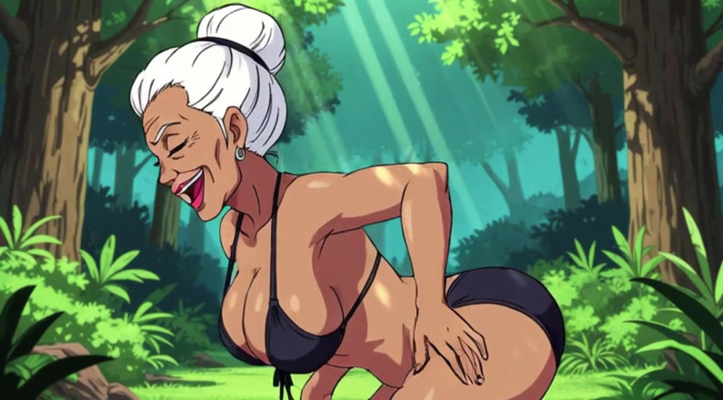 AI Porn: Ai Hot Zralé Bikiny Nature Tease