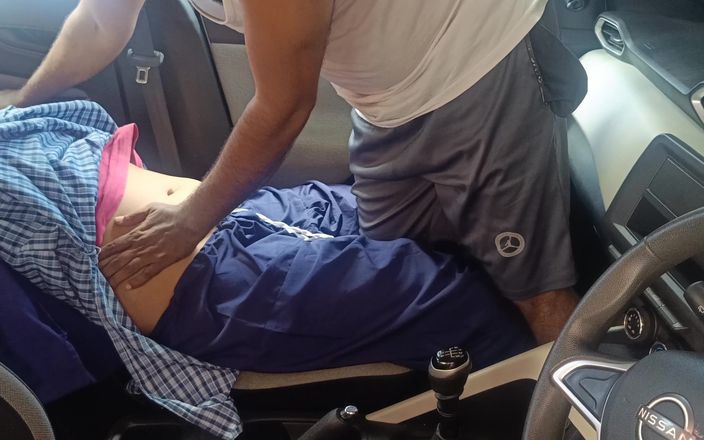 Palani69: Mahasiswi nakal ini sama ayah tirinya dengan seragam bagian 3
