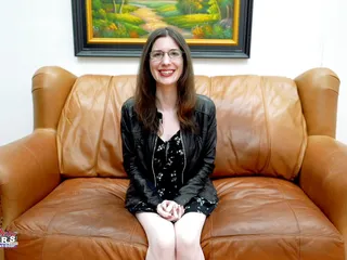 Part 1 of 2 submissive freaky MILF gets undressed for the camera sucks cock and masturbates for porn audition