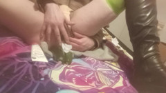 Bitchboyass Does It This Time with a Zucchini