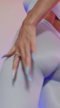 Bitch Loser - Ebony Femdom Goddess Rosie Reed Bratty Loser Tease and Denial Humiliation Nylon Tight Outfit Middle Finger