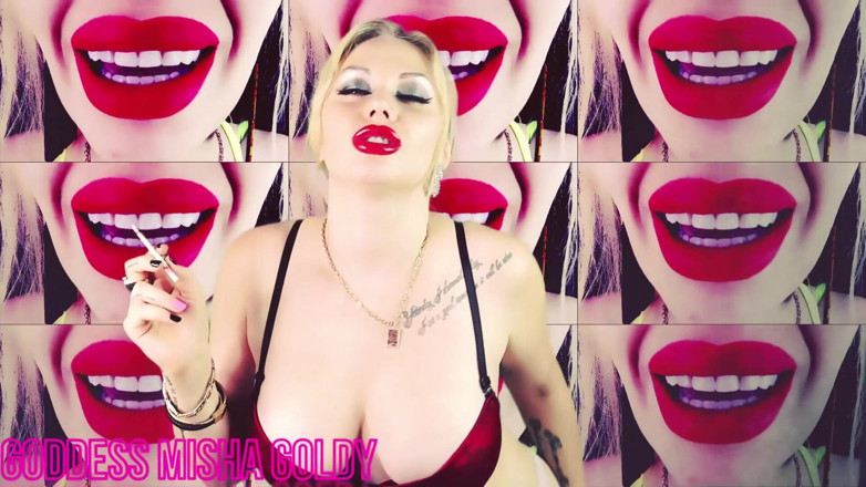 Goddess Misha Goldy: Mesmerizing bi reprogramming! Suck him for your smoking goddess and...