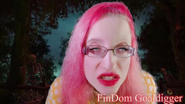 FinDom Goaldigger: Transformarea penisului cu spermă de Halloween