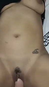 18 year old brunette big saggy tits from New York United States fucking her stepbrother's big dick part 79