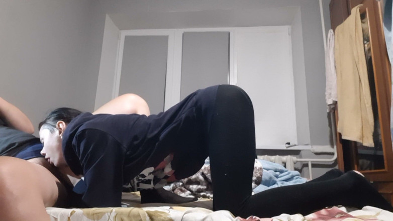 Lesbian-illusion: I Quickly Cum in Her Mouth, but She Doesn’t Stop...