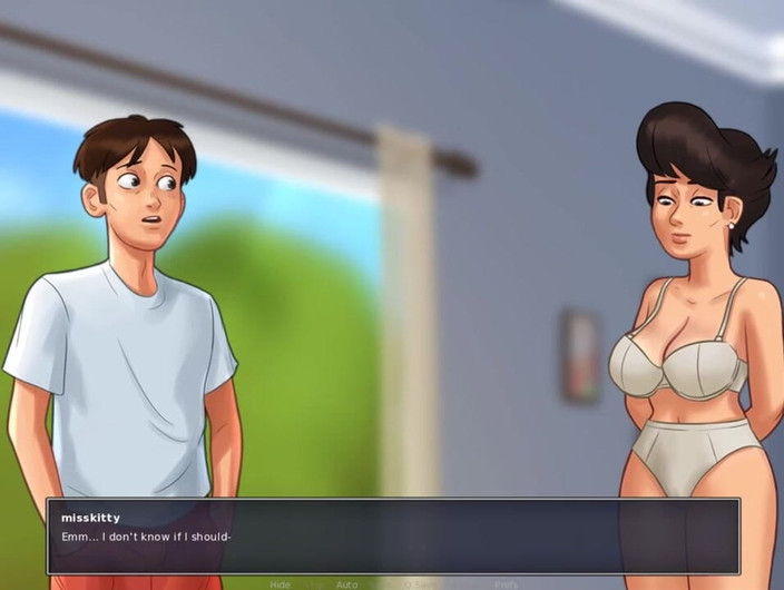 Miss Kitty 2K: Saga letnia - słoik z ciasteczkami - tylko wszystkie sceny seksu - Helen # 1...